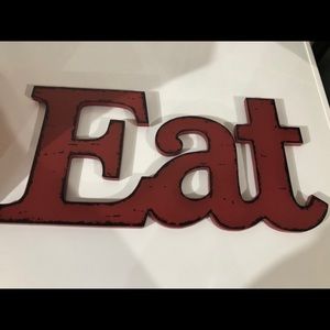 COPY - Wooden letter sign Eat